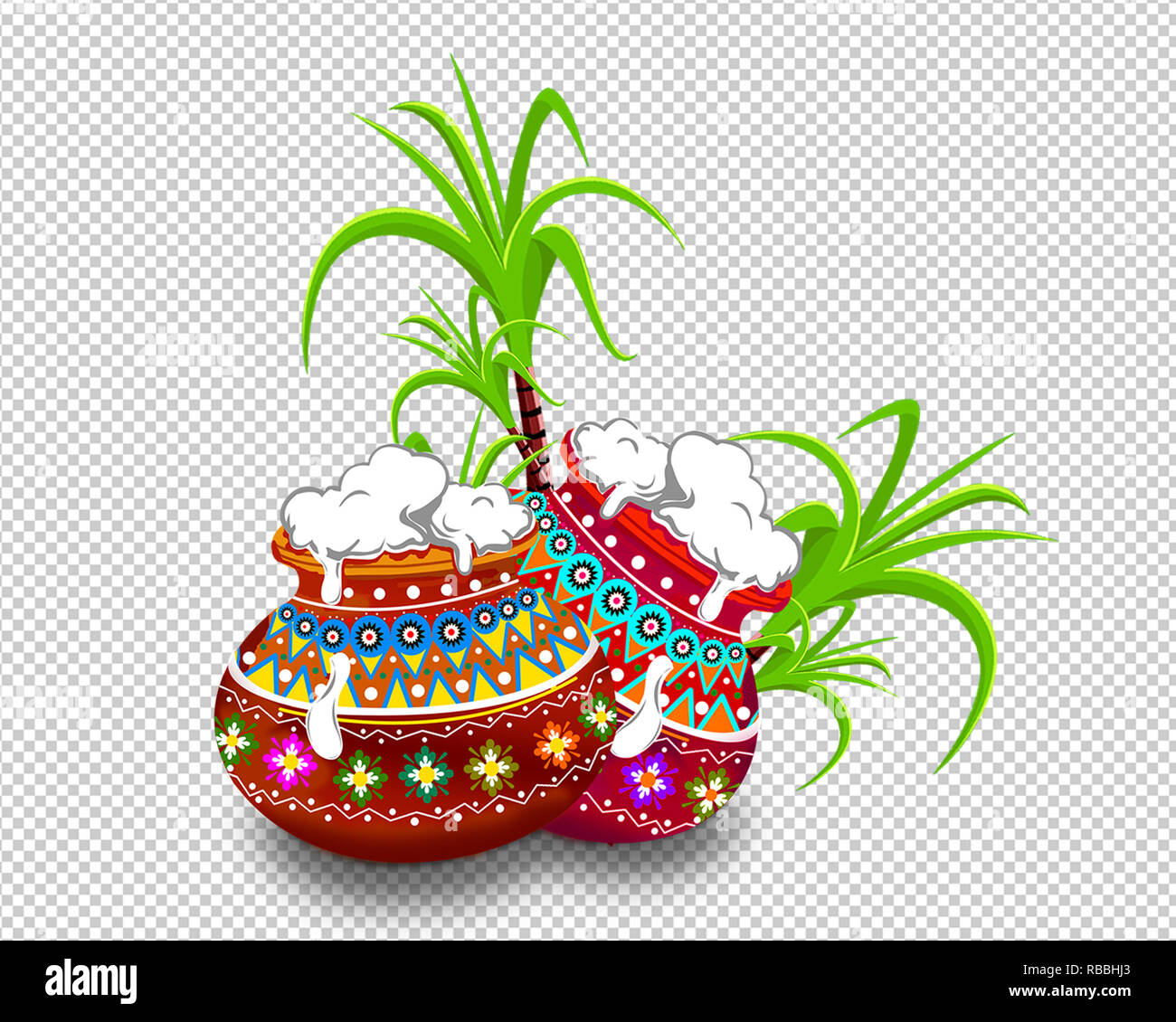 Pongal Festival offre Design de bannières Illustration, png dessins Banque D'Images