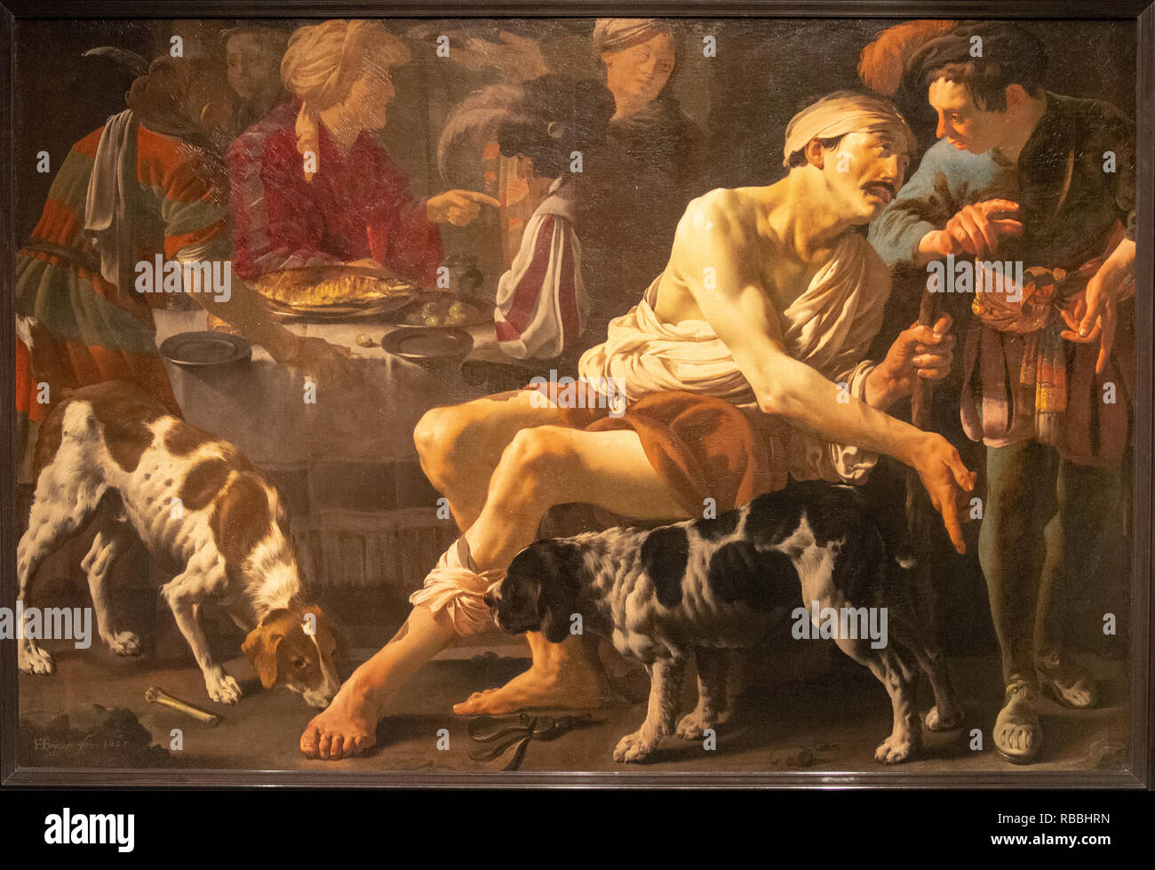 'Le richman et du pauvre Lazare' par Hendrick ter Brugghen Banque D'Images
