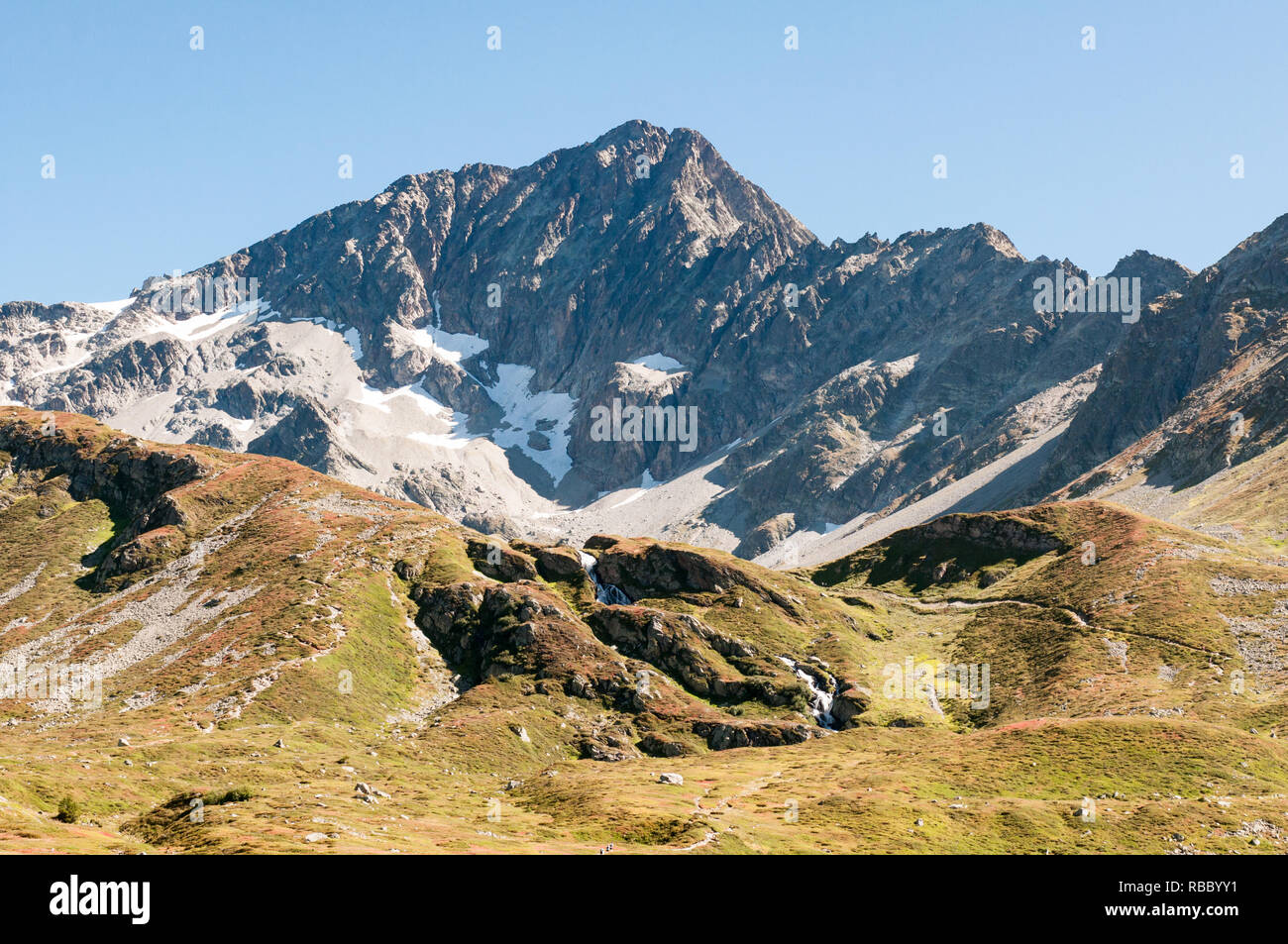 Alpes occidentales sont la partie occidentale de l'Arc alpin. Banque D'Images