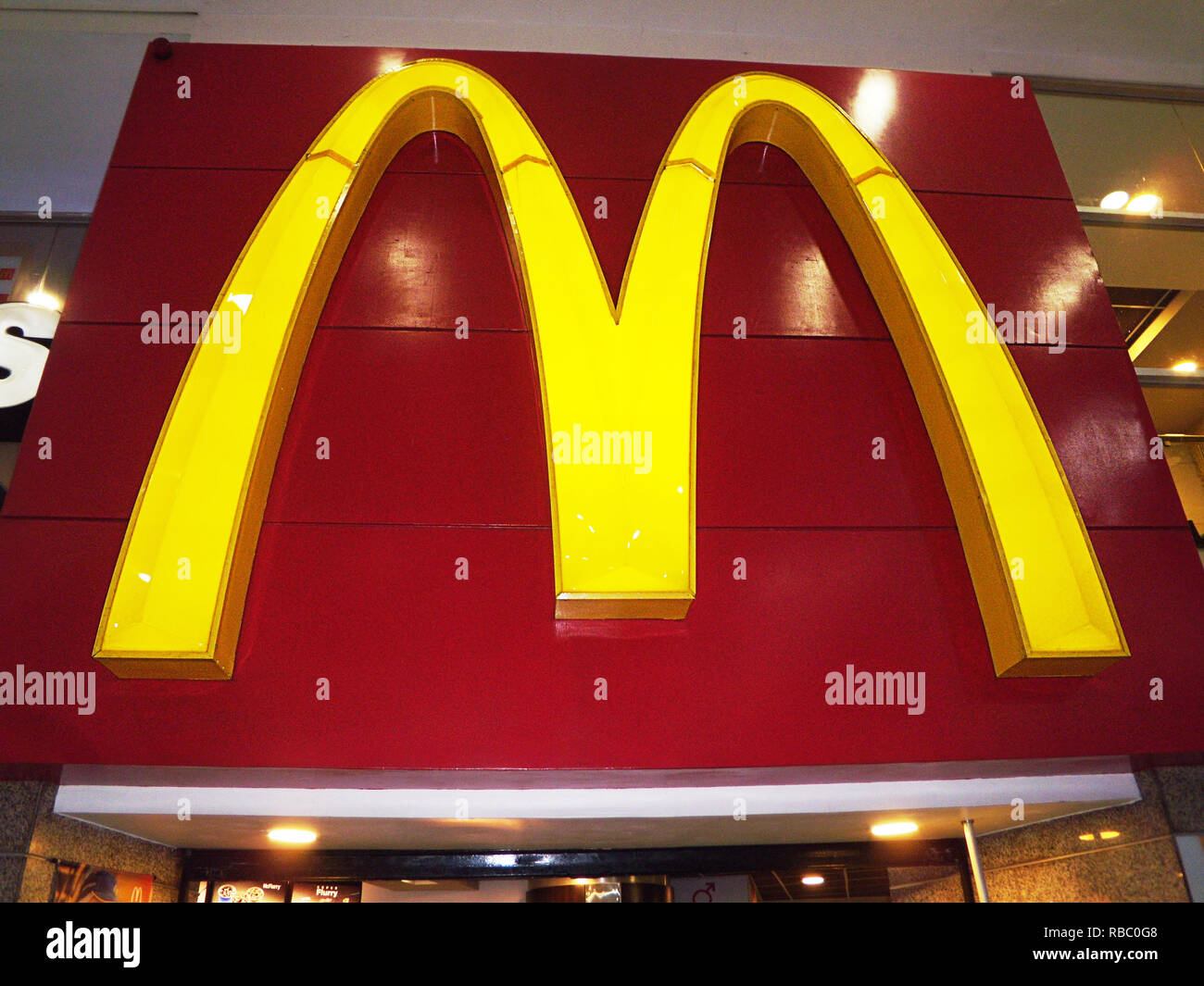 McDonald's restaurant fast-food Banque D'Images