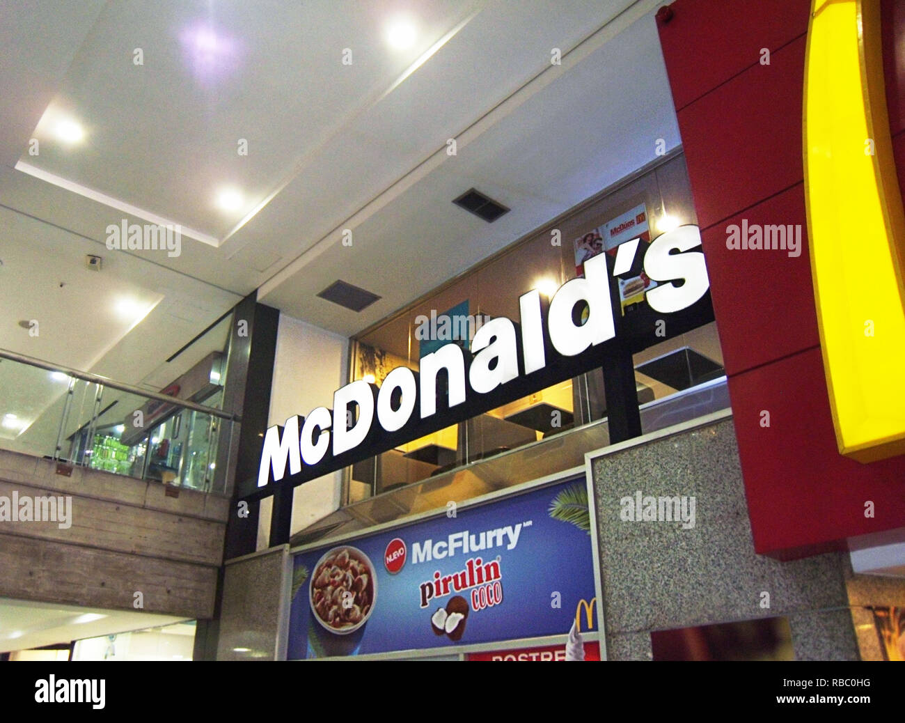 McDonald's restaurant fast-food Banque D'Images