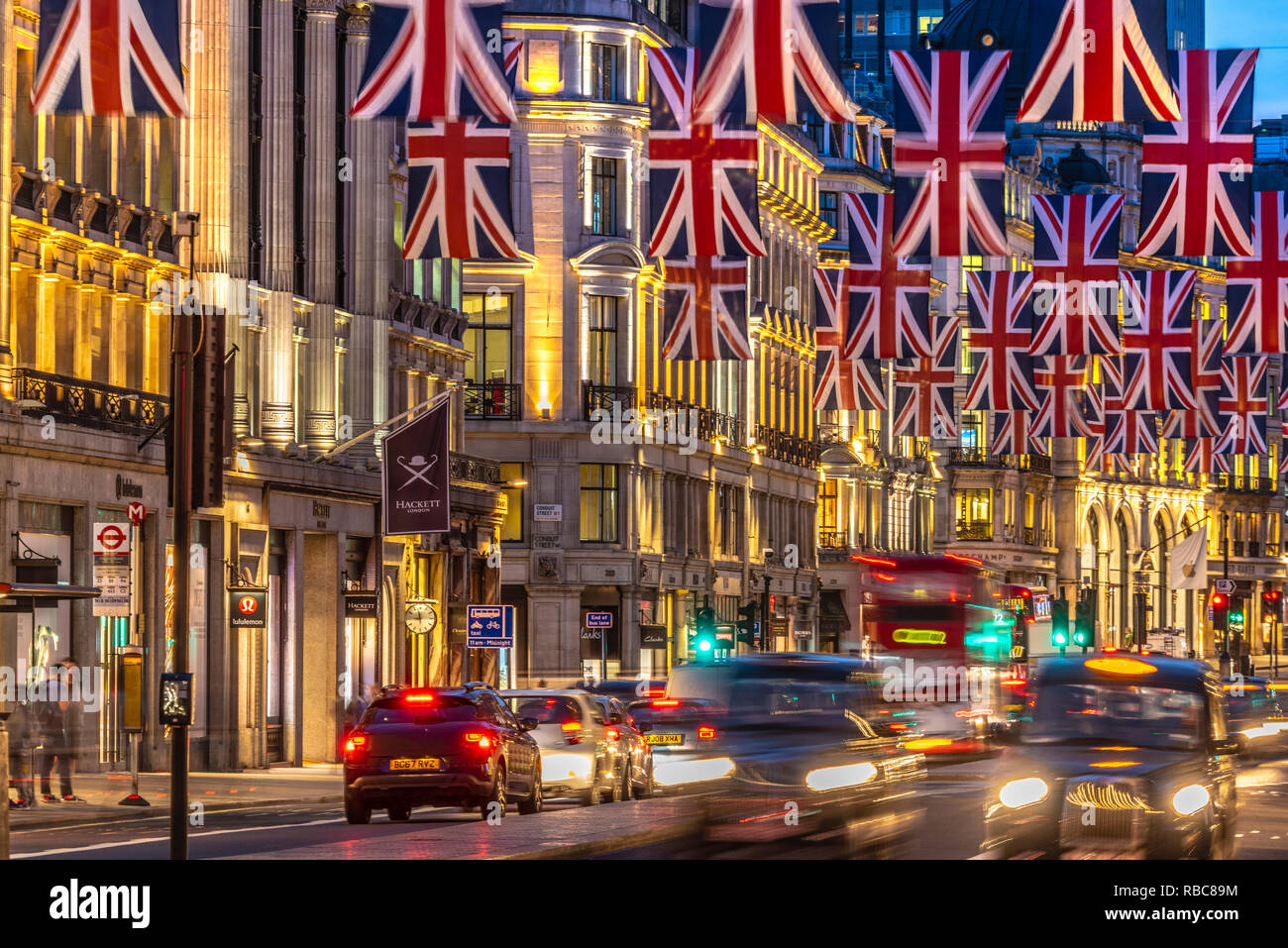 Royaume-uni, Angleterre, Londres, West End, Regent Street Banque D'Images