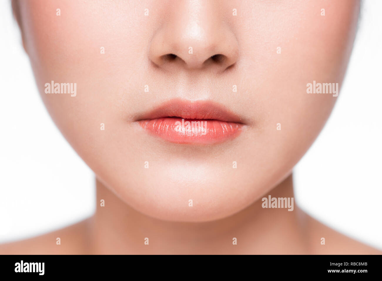 Maquillage des lèvres Banque de photographies et d'images à haute  résolution - Alamy