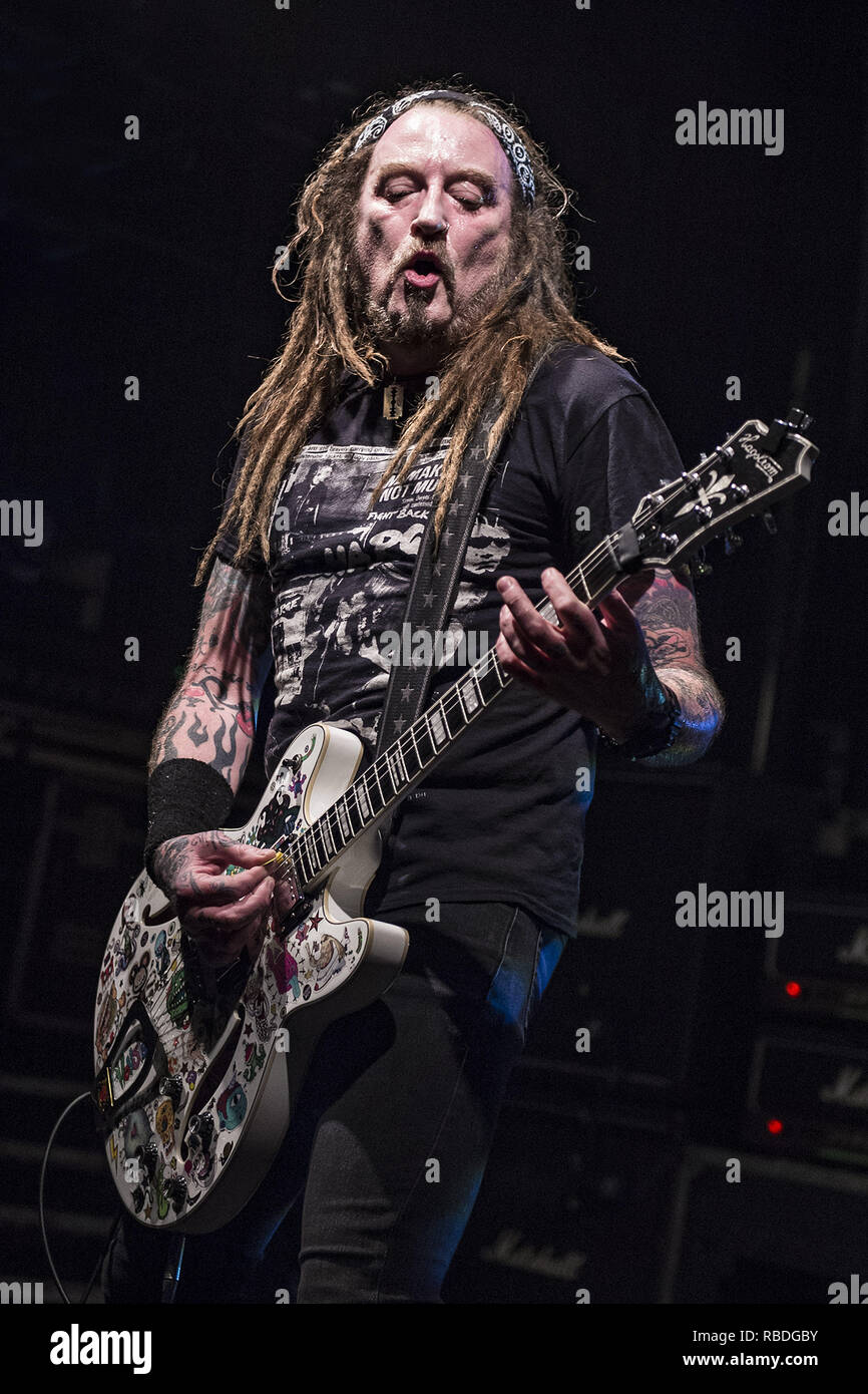 The Wildhearts effectuer au Koko lors d'une tournée célébrant le 25e anniversaire de l'album "Earth vs The Wildhearts' Featuring : Gingembre Où : London, Royaume-Uni Quand : 02 Déc 2018 Crédit : Neil Lupin/WENN Banque D'Images