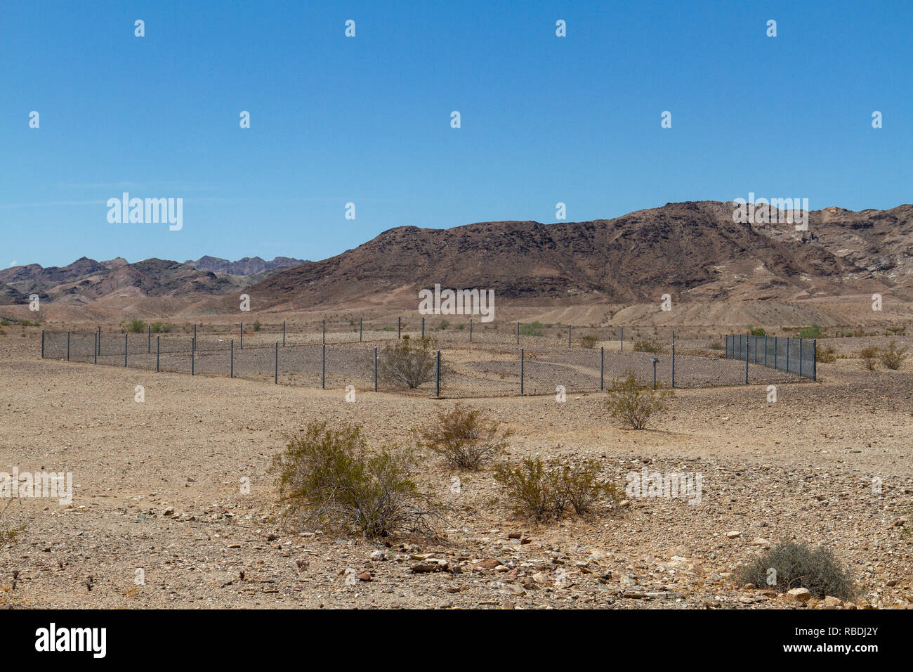 Une figure humaine, une partie de la Blythe intailles, près de Blythe, CA, USA. Banque D'Images