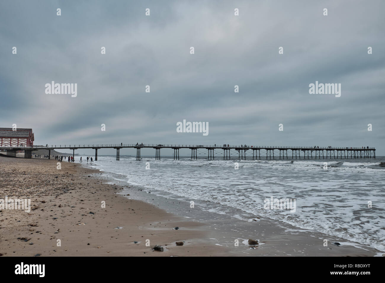 Saltburn Pier Banque D'Images