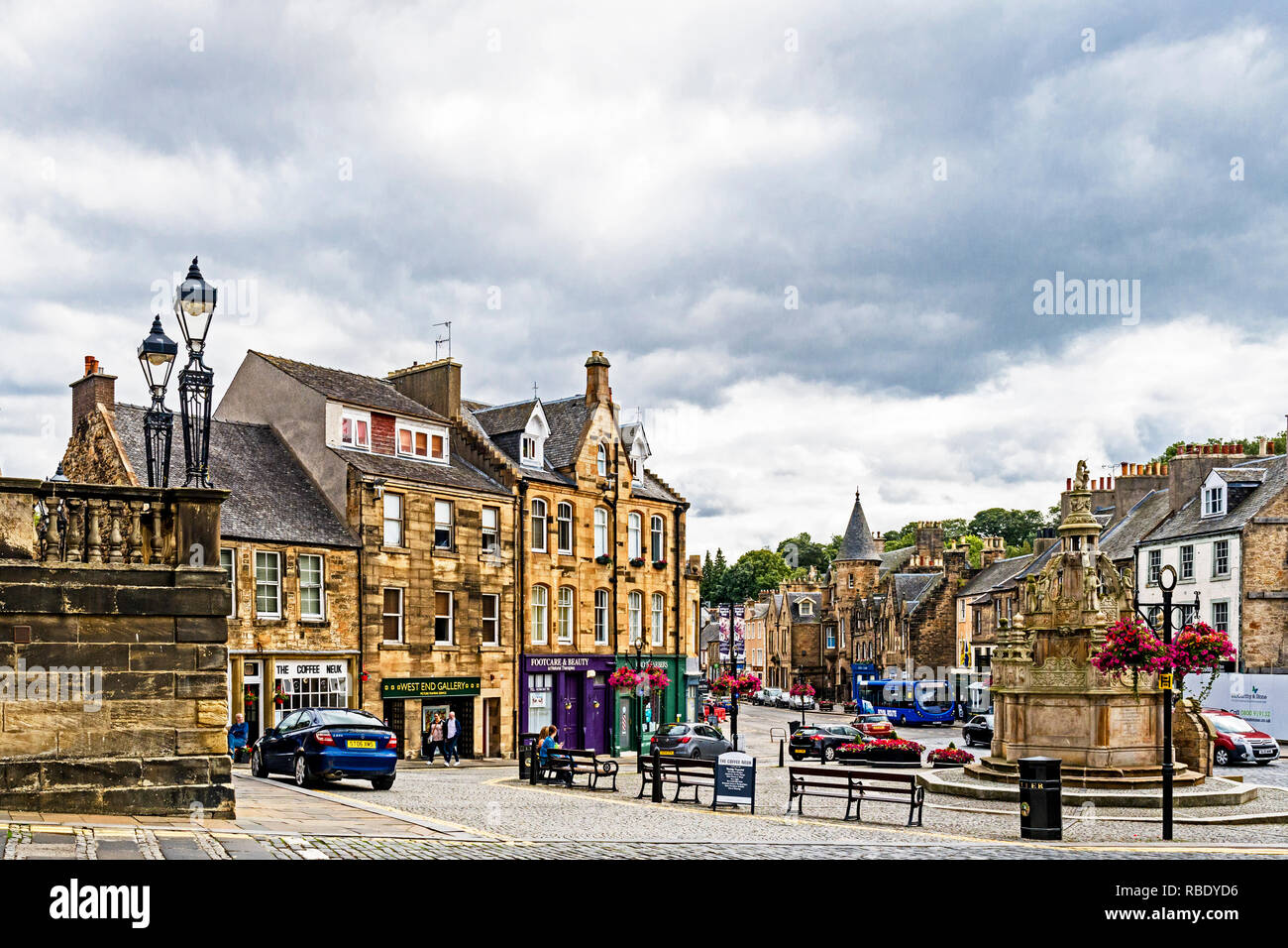 Le Palais de Linlithgow (Ecosse) : Lieu de naissance de Marie, reine d'Écosse Banque D'Images