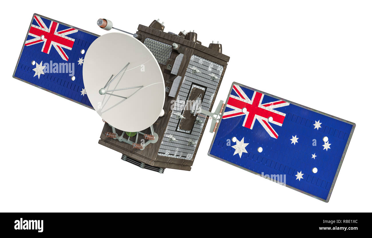 Chaînes d'Australie, 3D Rendering isolé sur fond blanc Banque D'Images