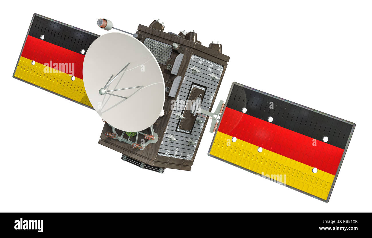 Chaînes d'Allemagne, 3D Rendering isolé sur fond blanc Banque D'Images