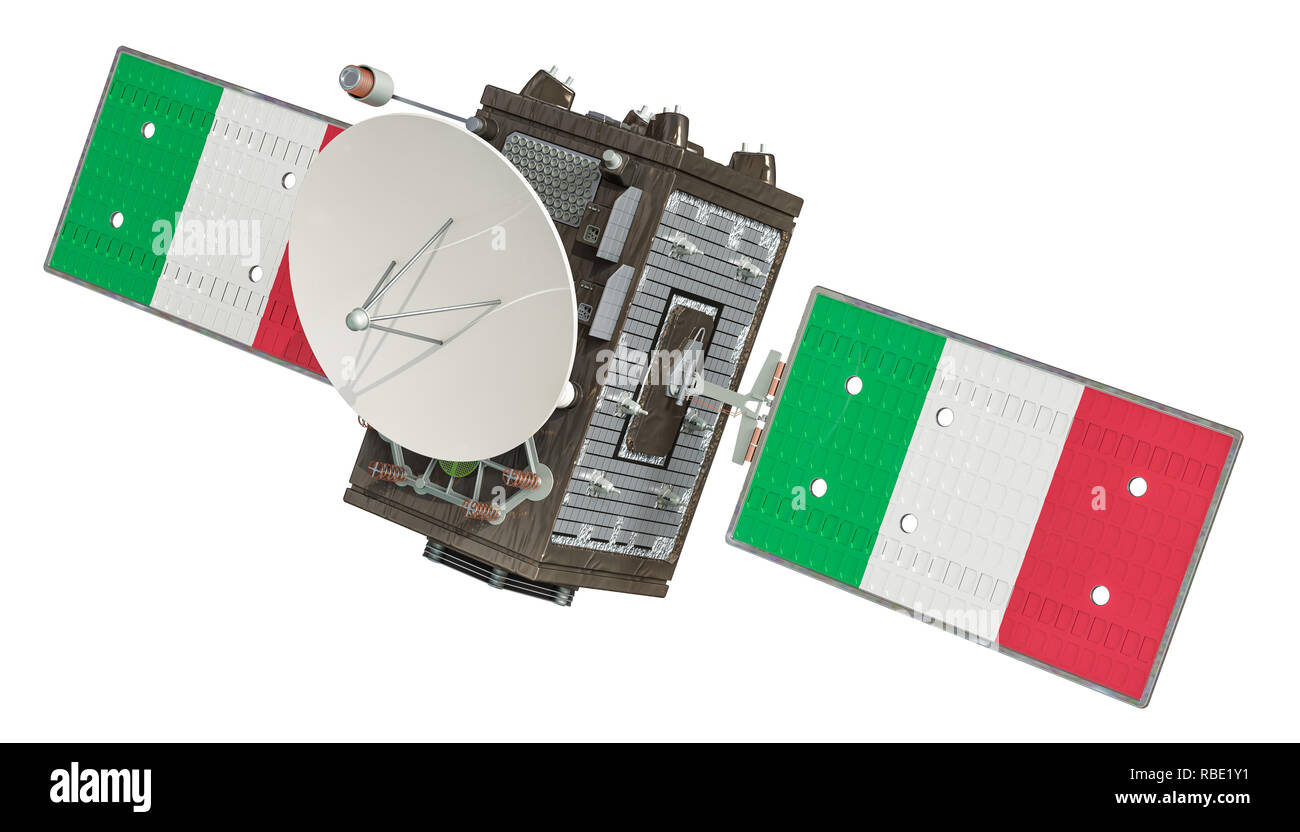 Chaînes de l'Italie, rendu 3D isolé sur fond blanc Banque D'Images