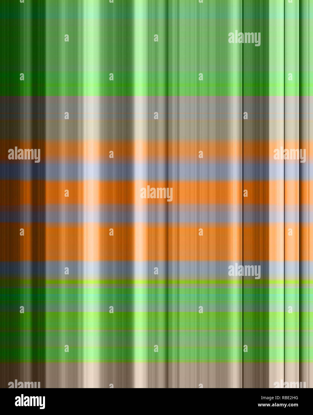 Vert, blanc, orange fond lignes verticales Banque D'Images