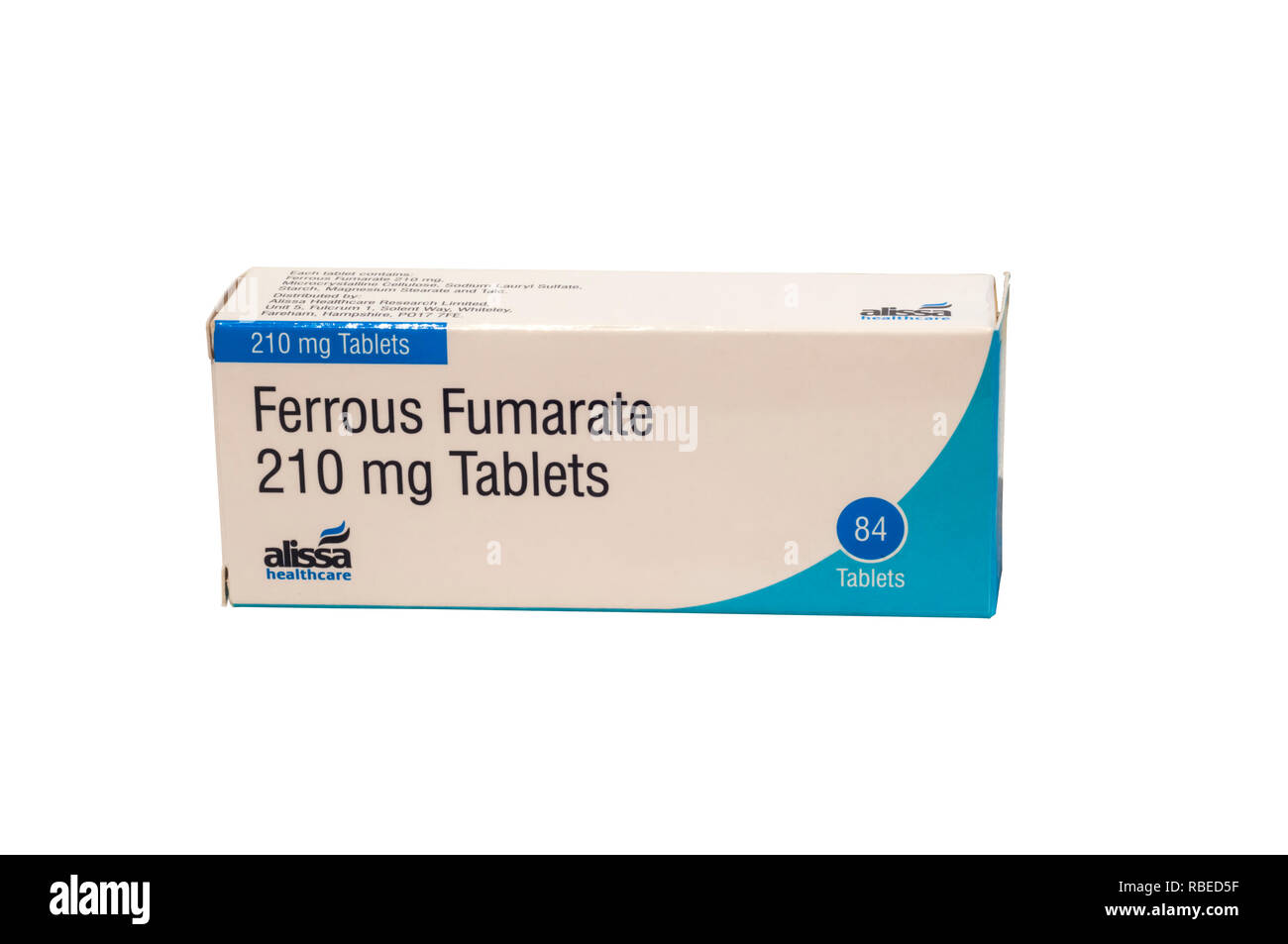 Iron supplement tablets Banque d'images détourées - Alamy