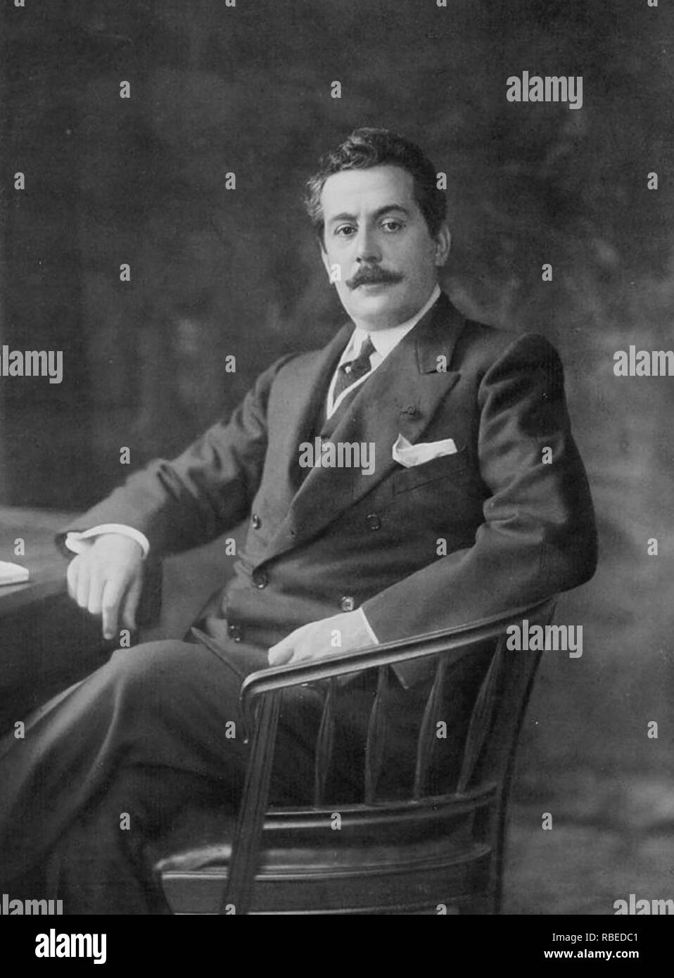 GIACOMO Puccini (1858-1924), compositeur d'opéra italien Banque D'Images