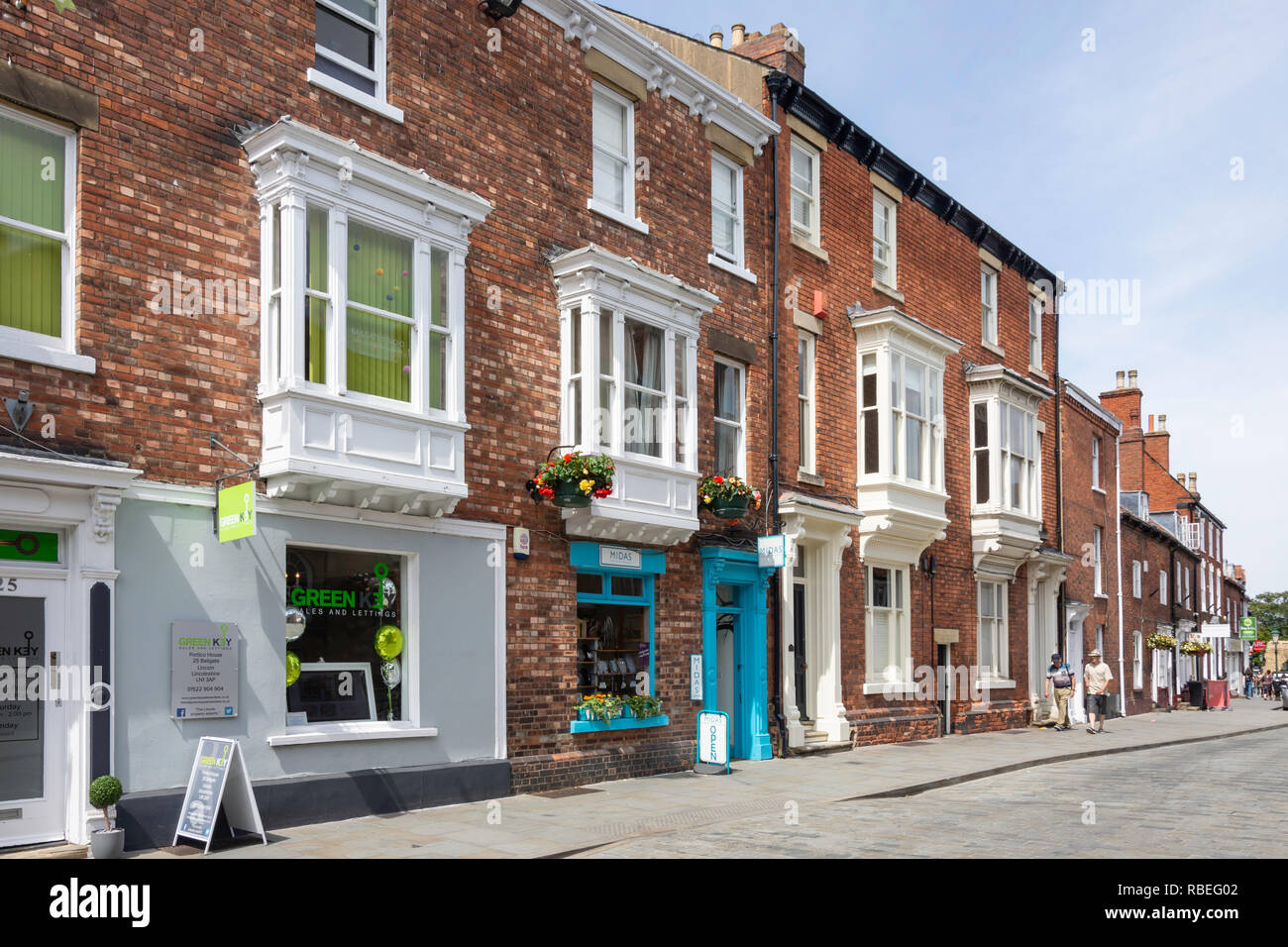 De cette période, Bailgate, Lincoln, Lincolnshire, Angleterre, Royaume-Uni Banque D'Images