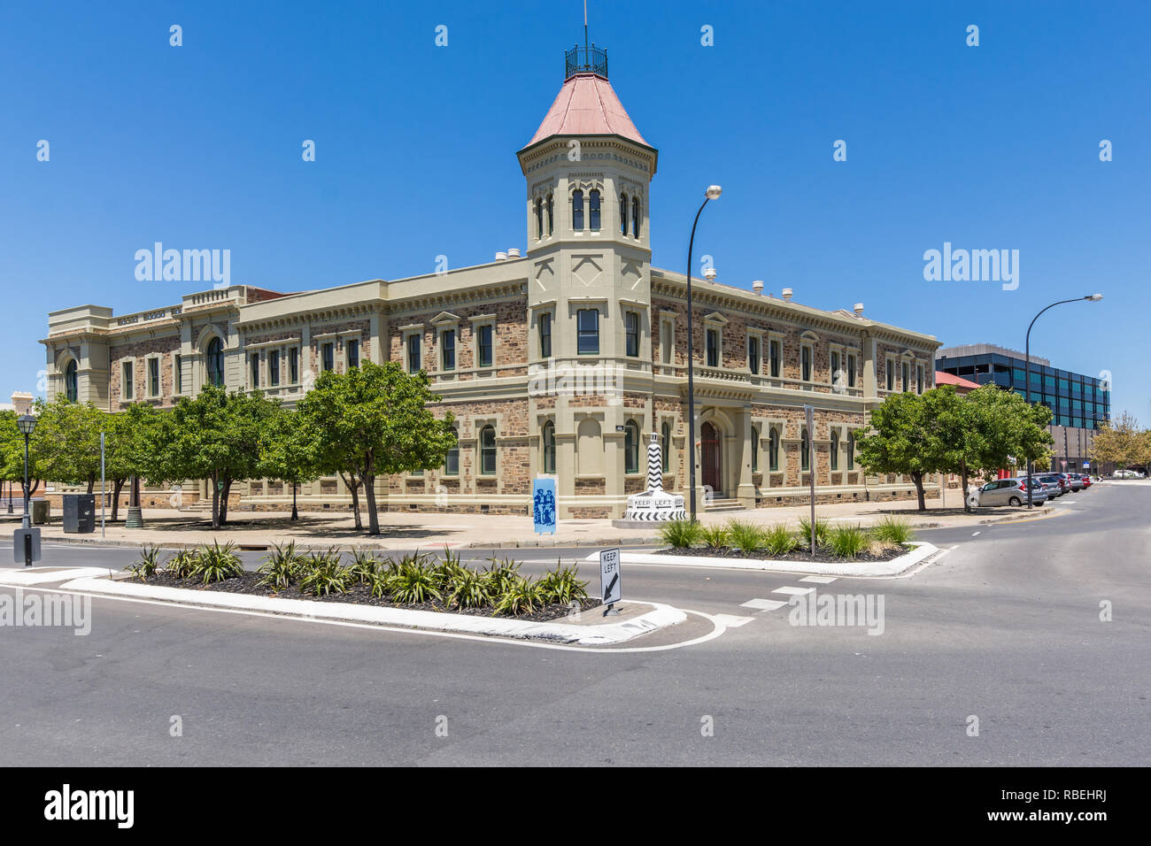 Bâtiment historique Port Adélaïde Banque D'Images