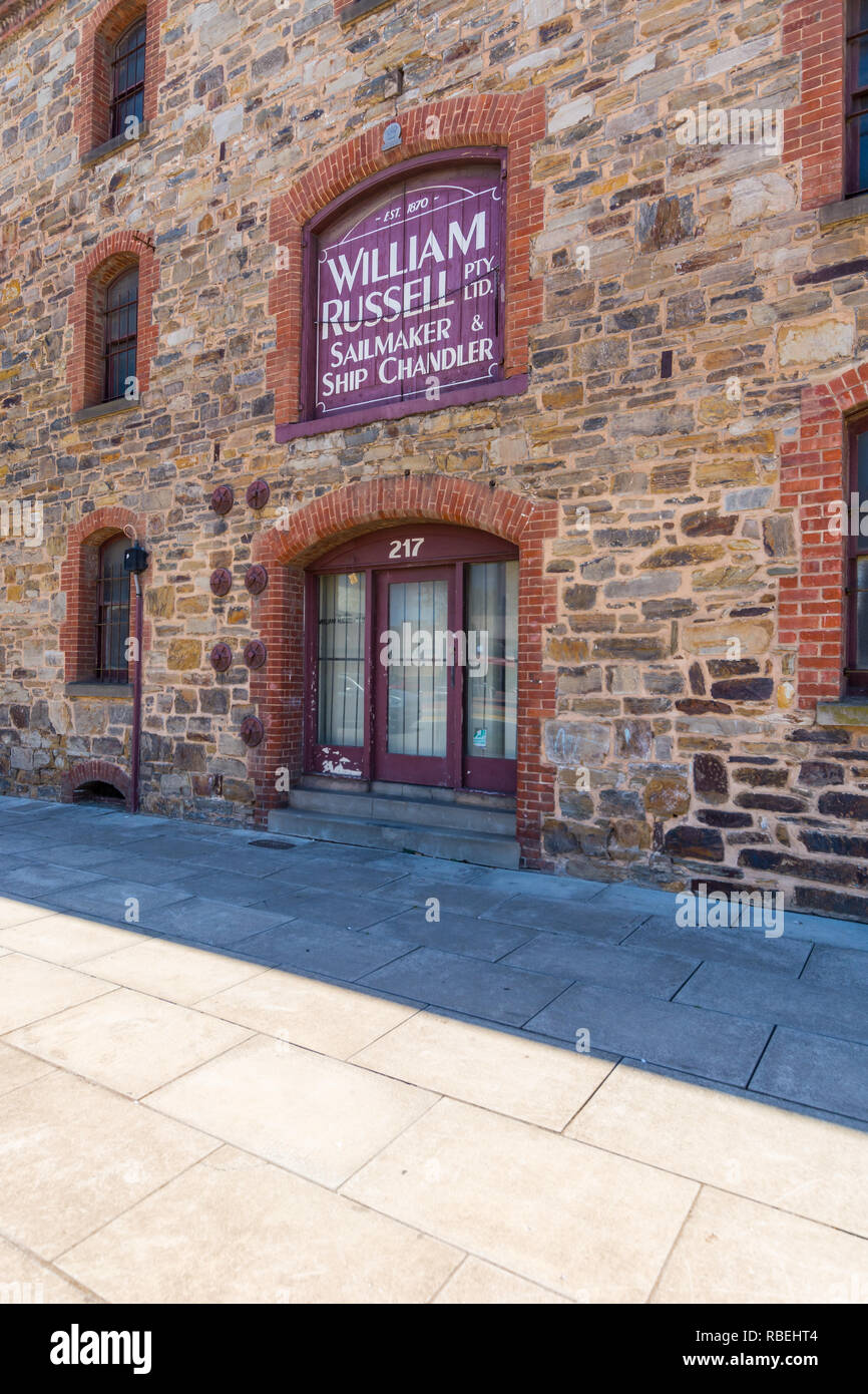 Bâtiment historique Port Adélaïde Banque D'Images