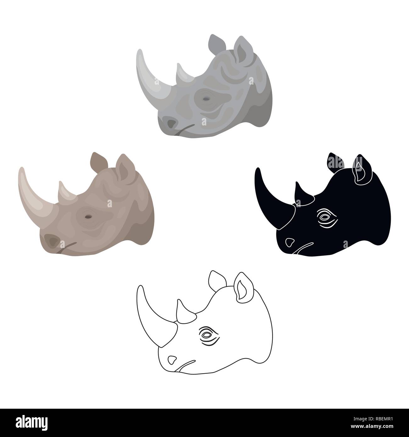 African,animal,Animaux,art,blindés,l5,caricature,design,disparition,géant,crochet,herbivores-lipped,icône,cornes,illustration,logo,isolé,profil,mammifère,réaliste,,rhino rhinoceros, rhinovector,essence,symbole vecteur,web,la faune sauvage,zoo,vecteurs vecteur, , Illustration de Vecteur