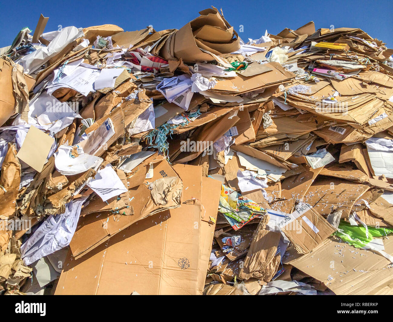 Les déchets de papier Photo Stock - Alamy