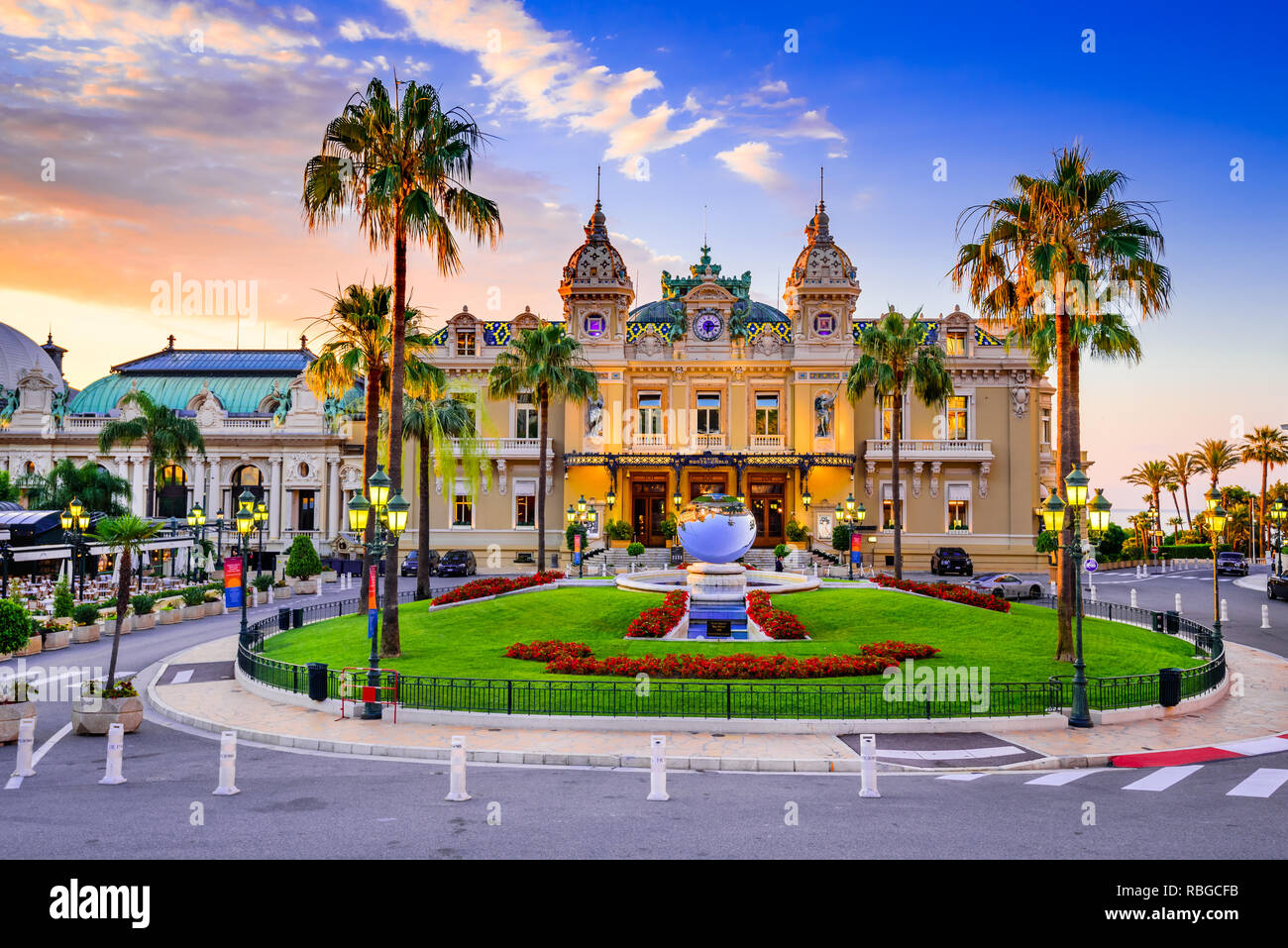 Monte Carlo, Monaco - Juillet 2018 - Le Casino de Monte Carlo, les jeux de hasard et de divertissement à Monte Carlo, Monaco, Cote de Azur, l'Europe. Banque D'Images