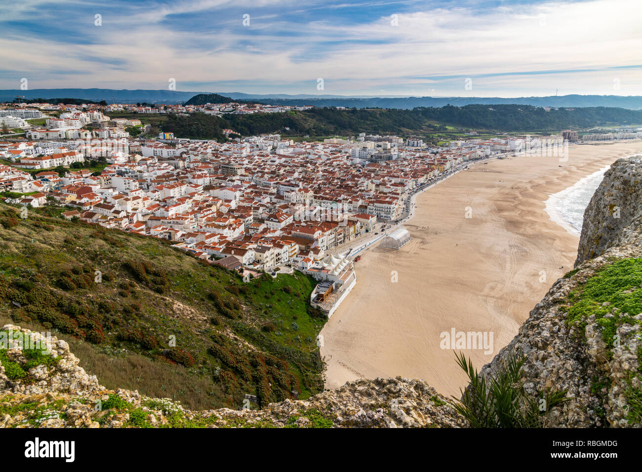 Nazare, Centro, Portugal Banque D'Images