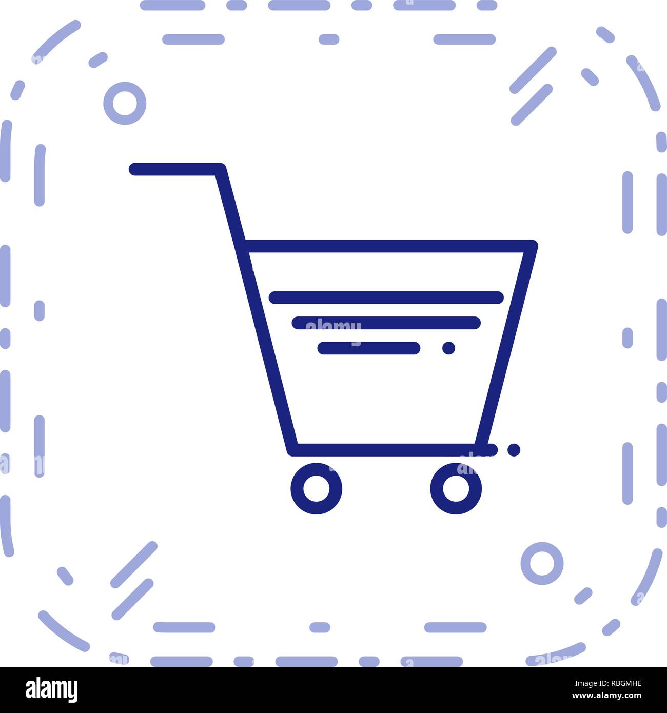 Vector icône Panier Illustration de Vecteur