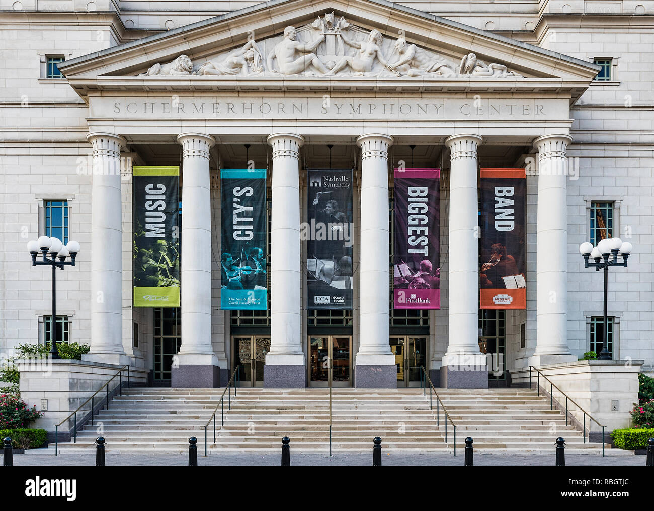 Schermerhorn Symphony Center extérieur, Nashville, Tennessee, USA. Banque D'Images