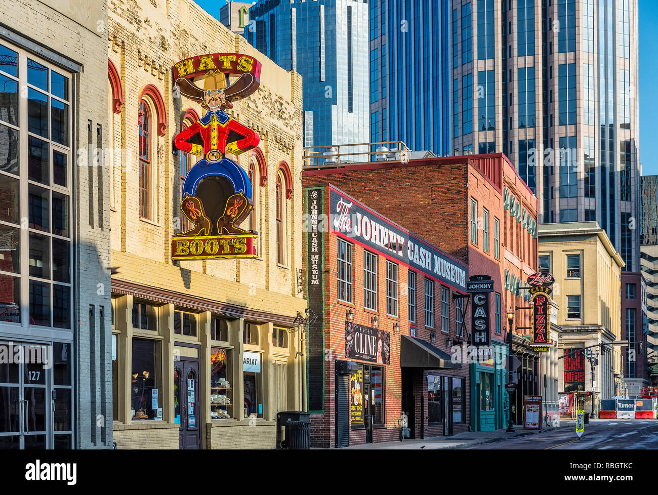 Musée de Johnny Cash dans le centre-ville de Nashville, Tennessee, USA Banque D'Images