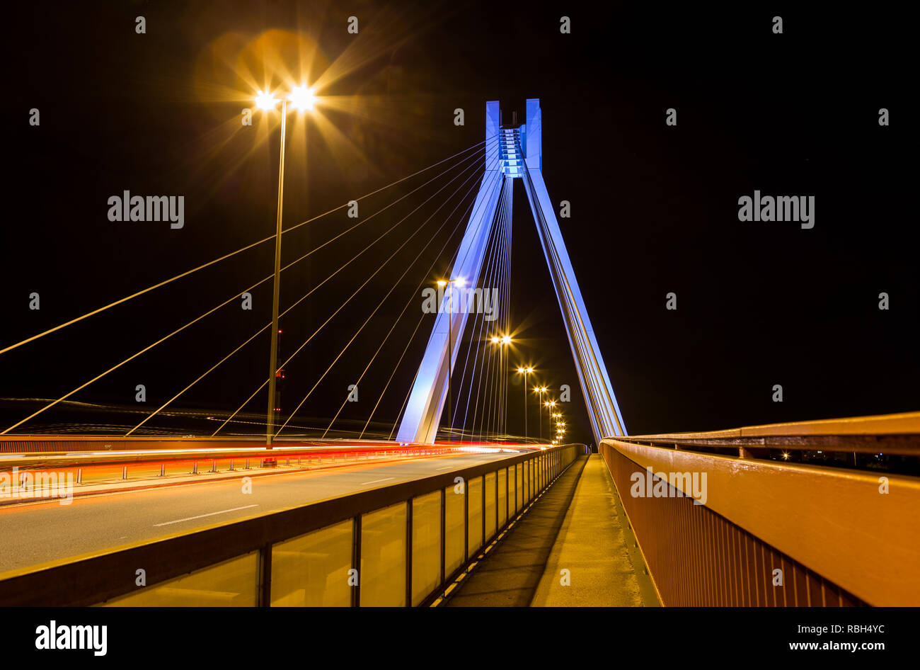 Hochbrücke Ludwigshafen Banque D'Images