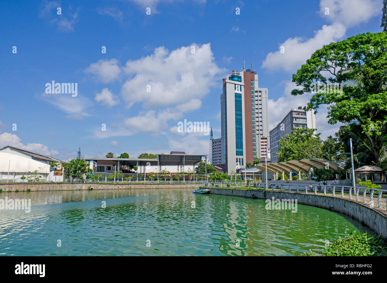 Paysage de la ville de Colombo au Sri Lanka Banque D'Images