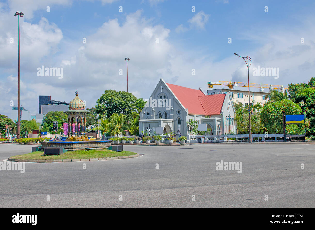 Paysage de la ville de Colombo au Sri Lanka Banque D'Images