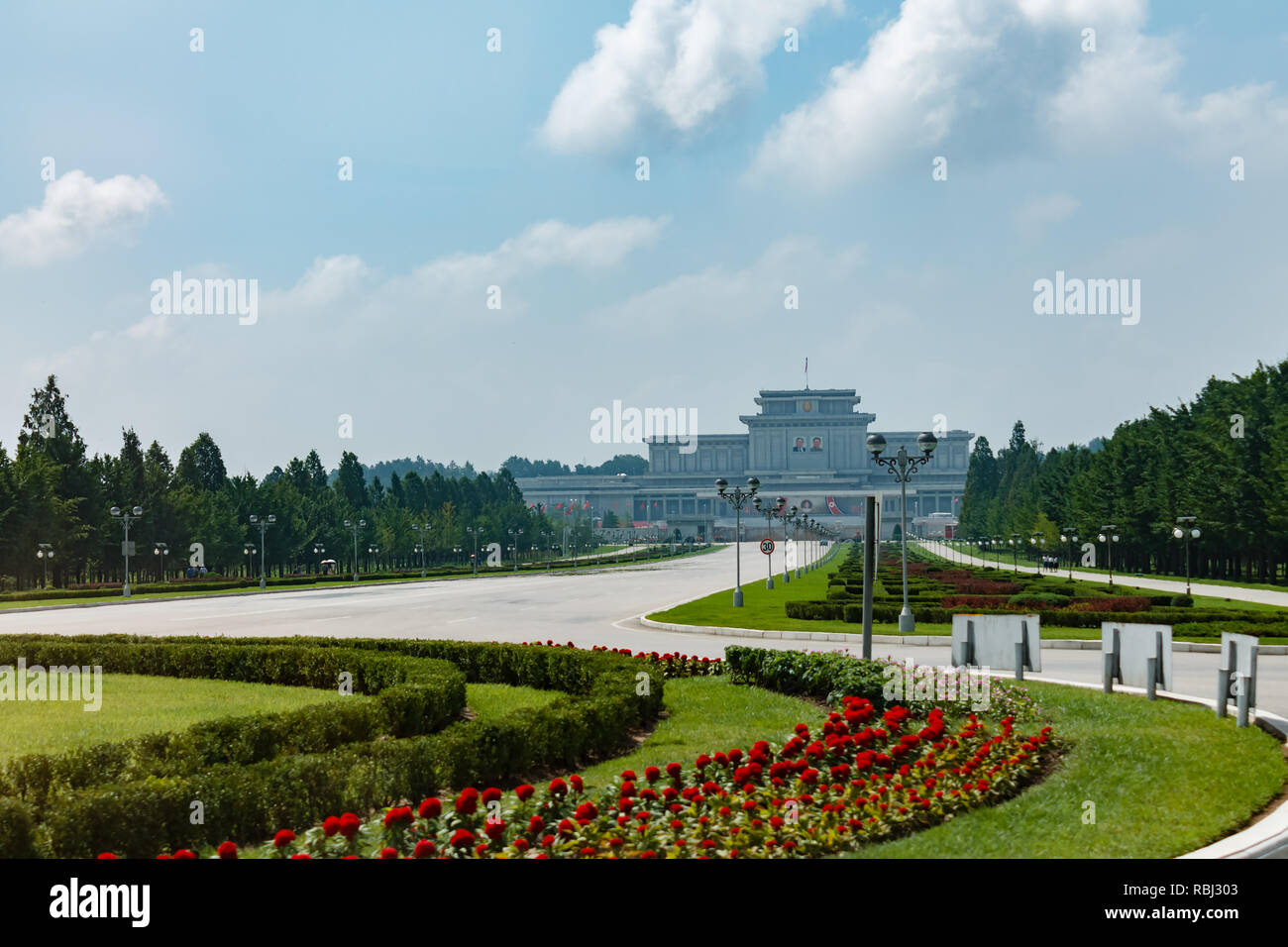 Palais Kumsusan du Soleil à Pyongyang Banque D'Images
