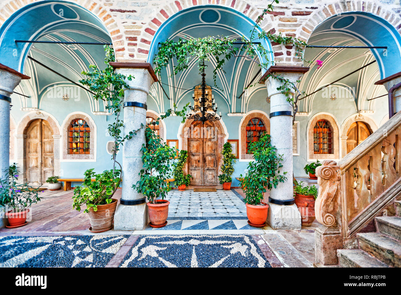 Mesta chios taxiarchis Banque de photographies et d’images à haute