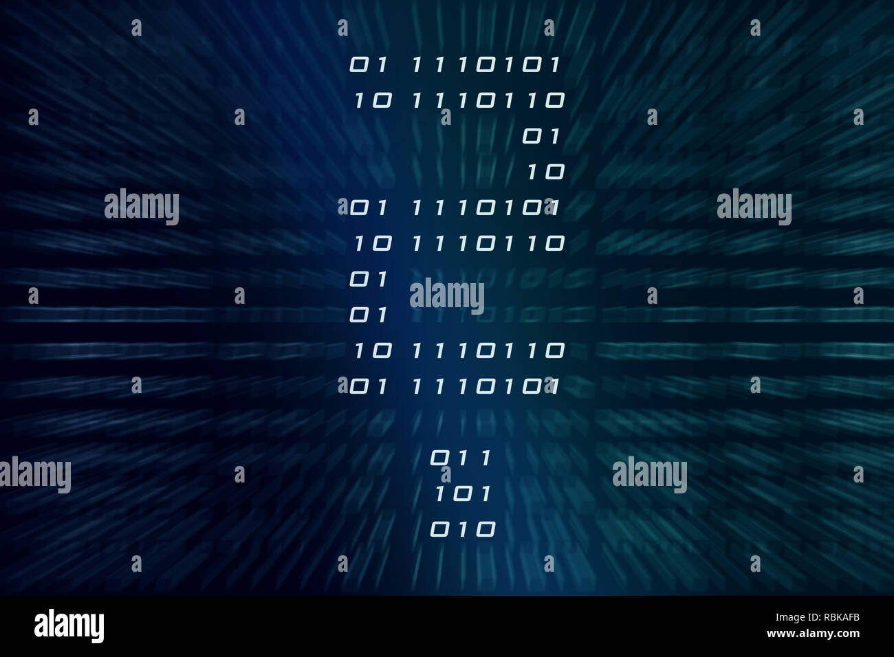 Point d'interrogation composés de chiffres avec le code binaire dans l'arrière-plan Banque D'Images