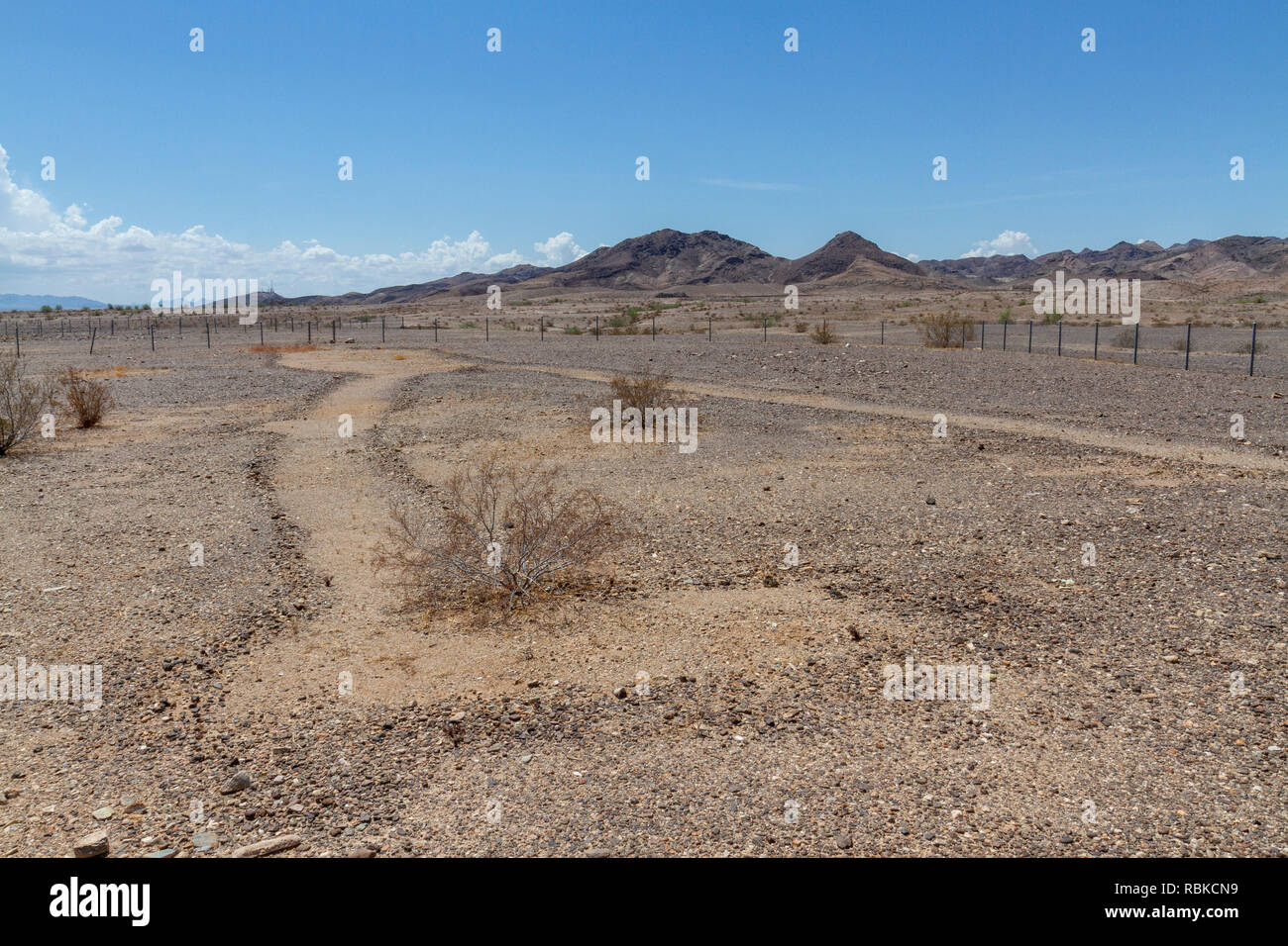 Une figure humaine, une partie de la Blythe intailles, près de Blythe, CA, USA. Banque D'Images