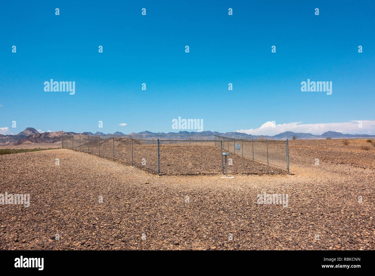 Une figure humaine, une partie de la Blythe intailles, près de Blythe, CA, USA. Banque D'Images