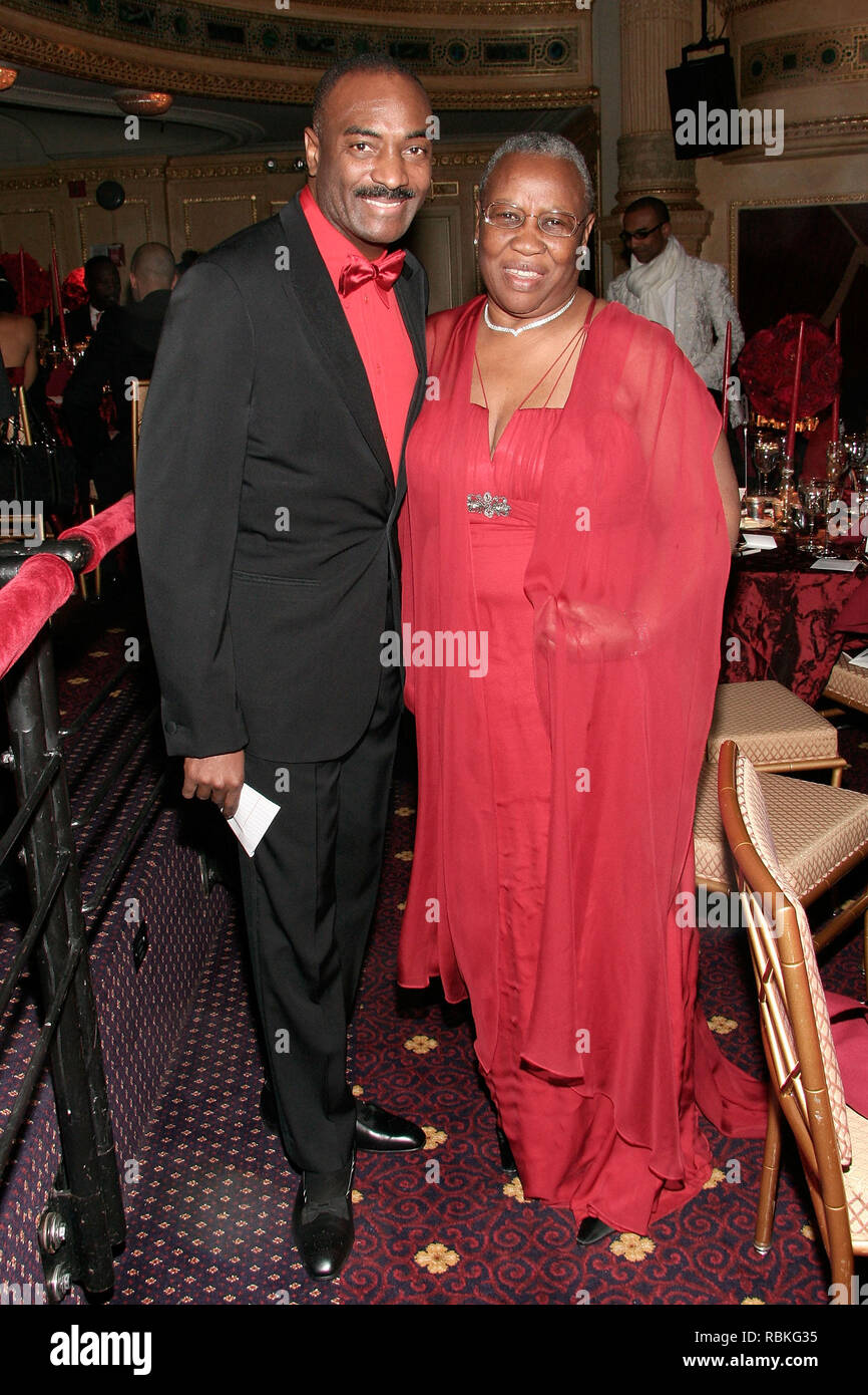 NEW YORK - 11 février : Reginald Van Lee et Marion Preuve Burnside's 'Grace' en hiver la balle rouge à l'Hudson Theatre, Millennium Broadway Hotel le 11 février, 2007 dans la compagnie de théâtre, Millennium Broadway Hotel. (Photo par Steve Mack/S.D. Mack Photos). Banque D'Images