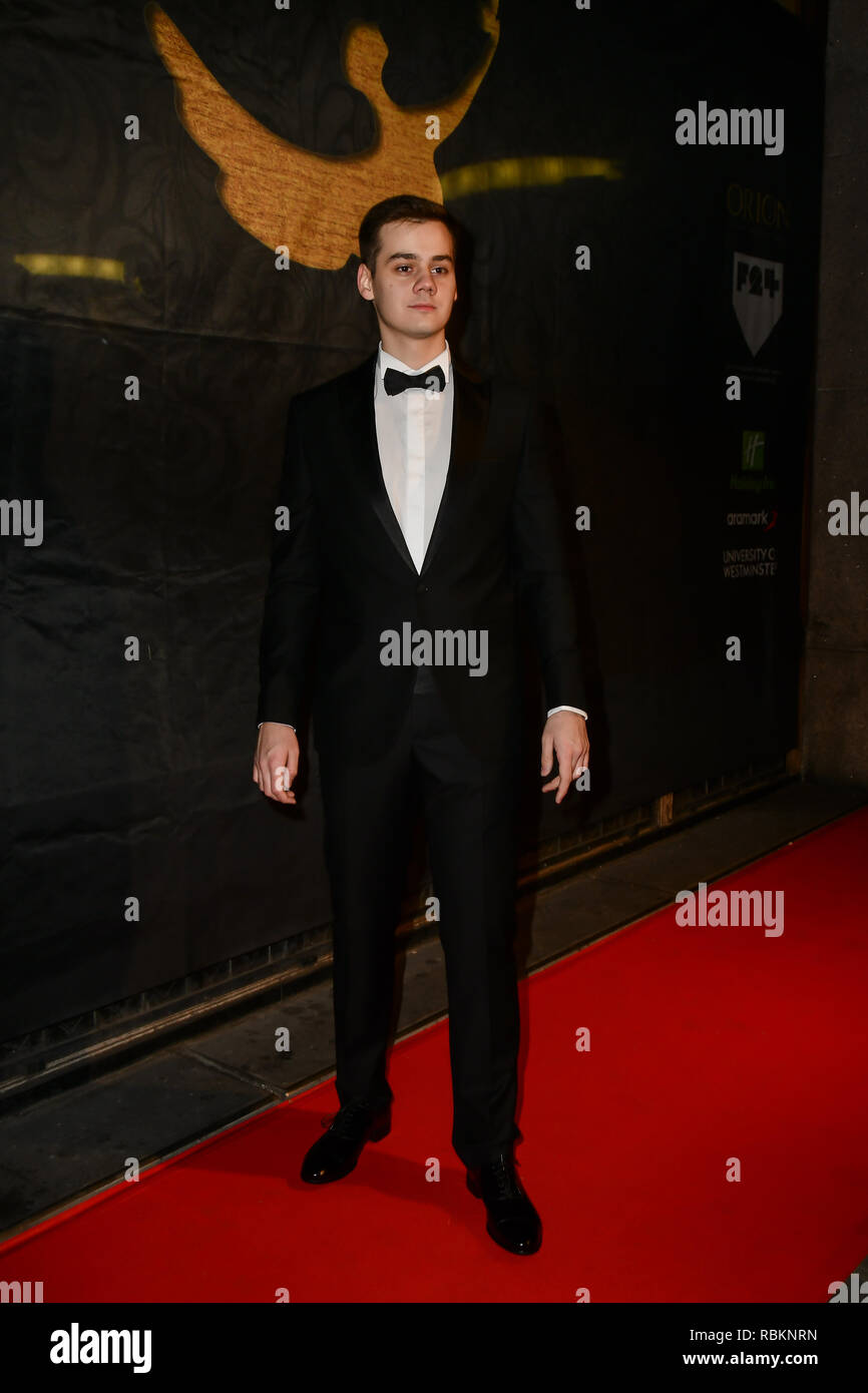 Londres, Royaume-Uni. 10 janvier 2019. Arrivers à l'or Movie Awards à Regent Street Cinema le 10 janvier 2019, Londres, Royaume-Uni. Credit Photo : Alamy/Capital Live News Banque D'Images