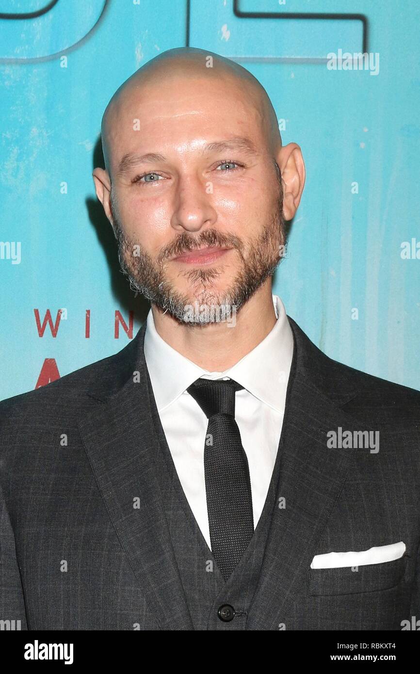 Los Angeles, CA, USA. 10 janvier, 2019. Michael Graziadei aux arrivées pour TRUE DETECTIVE Saison Trois Premiere, DGA New York Theatre, Los Angeles, CA, 10 janvier 2019. Credit : Priscilla Grant/Everett Collection/Alamy Live News Banque D'Images