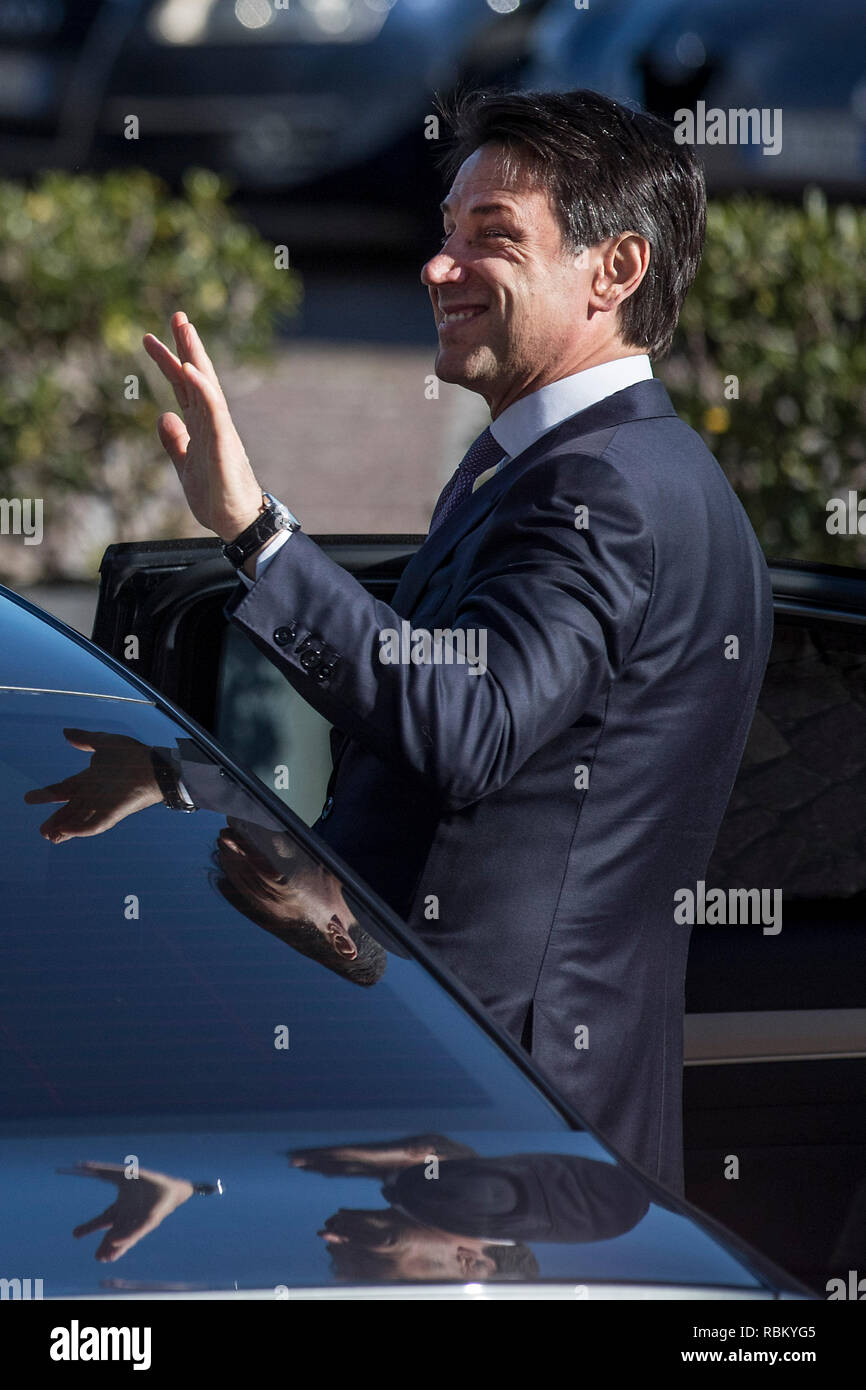 Rome, Italie. 11 janvier, 2019. Etats généraux du travail Consultants dans le Conte Giuseppe photo Credit : LaPresse/Alamy Live News Banque D'Images