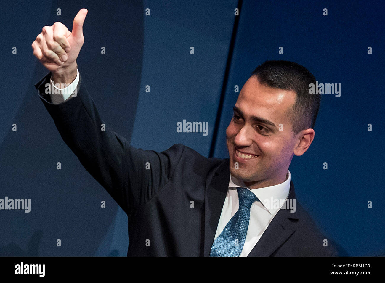 Foto Roberto Monaldo / LaPresse 11-01-2019 Roma Politica Stati Generali dei Consulenti del Lavoro nella foto Luigi Di Maio Photo Roberto Monaldo / LaPresse 11-01-2019 Rome (Italie) les états généraux du travail Consultants dans la photo Luigi Di Maio Banque D'Images