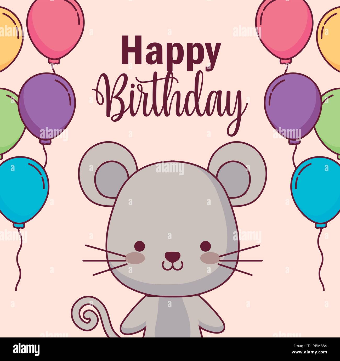 Joyeux Anniversaire Souris Mignon Vecteur Illustration Design De Carte Image Vectorielle Stock Alamy Joyeux Anniversaire Souris Mignon Vecteur Illustration Design De Carte Image Vectorielle Stock Alamy