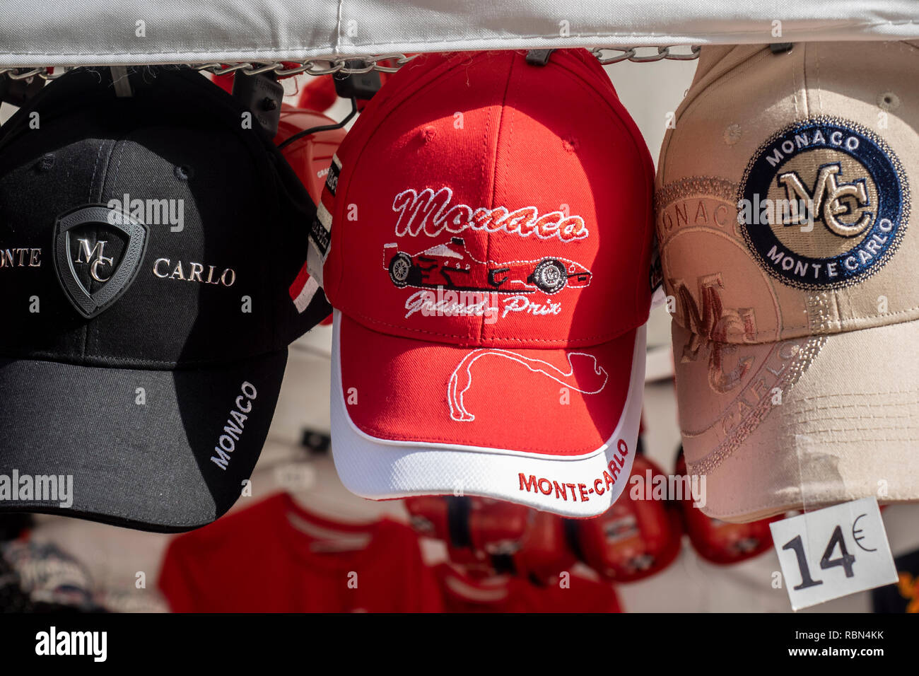 Grand Prix de F1 merchandise Casquettes de baseball Photo Stock - Alamy