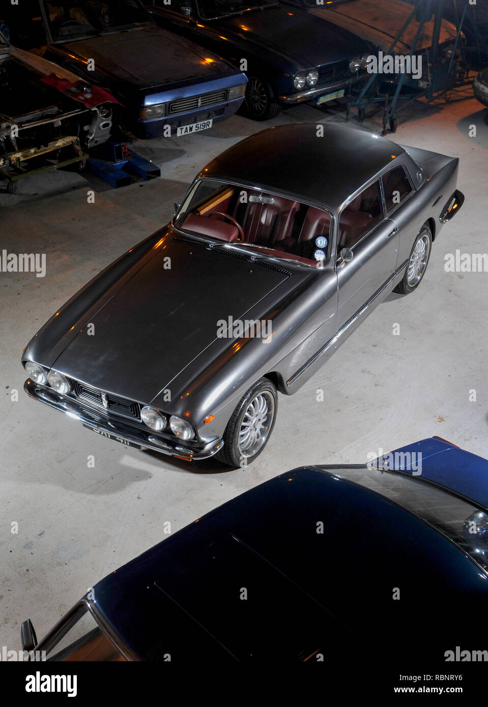 Bristol 411 Voiture de sport de luxe britannique Banque D'Images