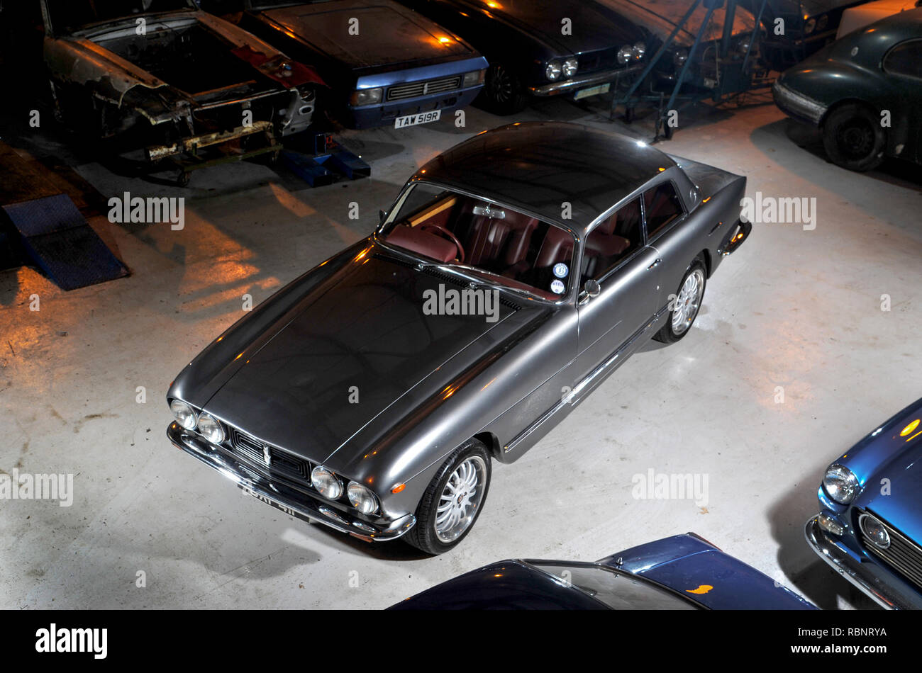 Bristol 411 Voiture de sport de luxe britannique Banque D'Images