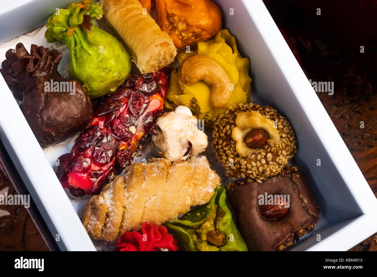 L'alimentation. Moyen Orient République sweets Banque D'Images