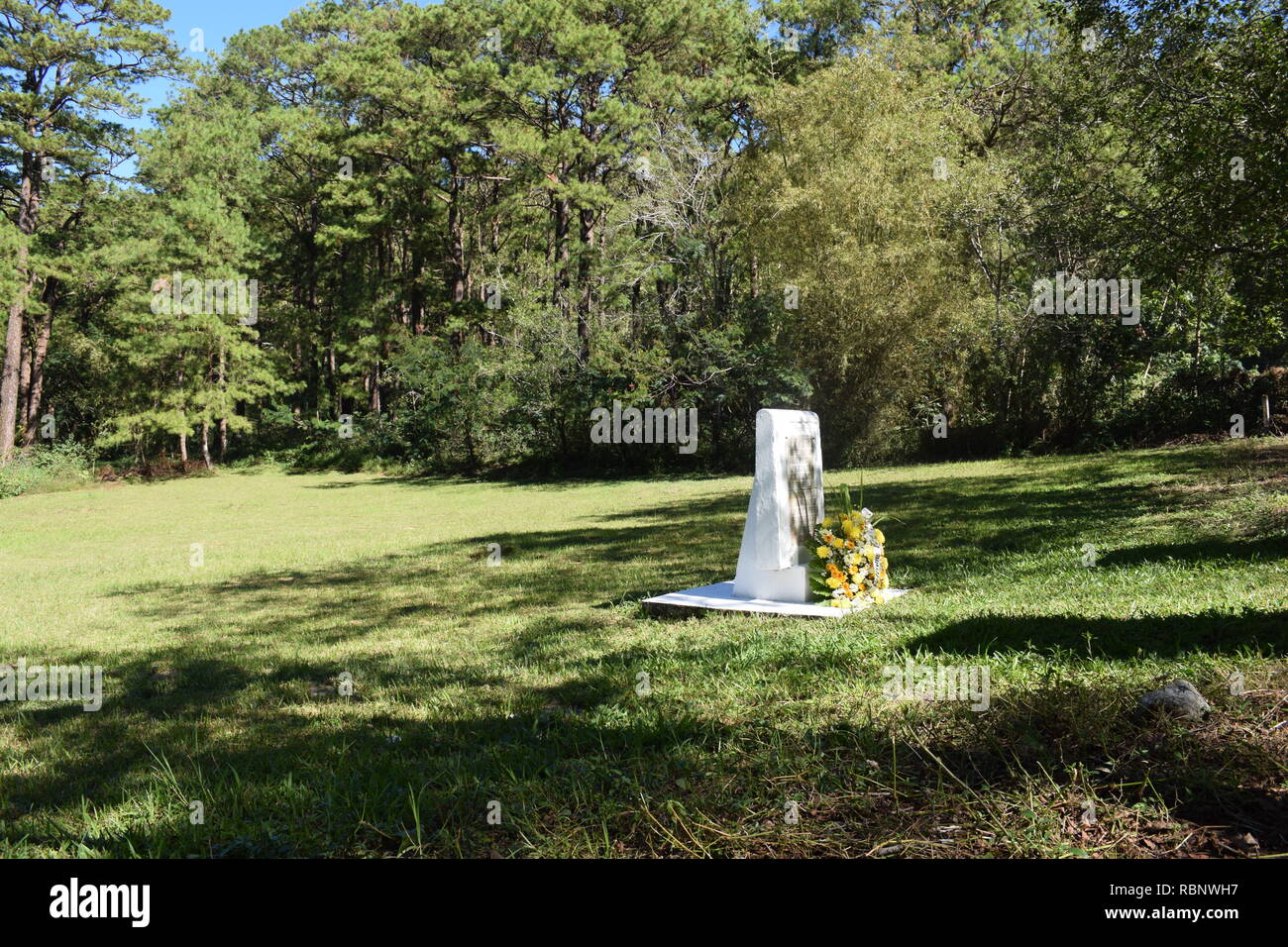 La 2ème.Phil-Am, cimetière des anciens combattants est le lieu de sépulture de victimes militaires et civiles des guerres étrangères et des laïcs intégrés dans le Camp John Hay Banque D'Images