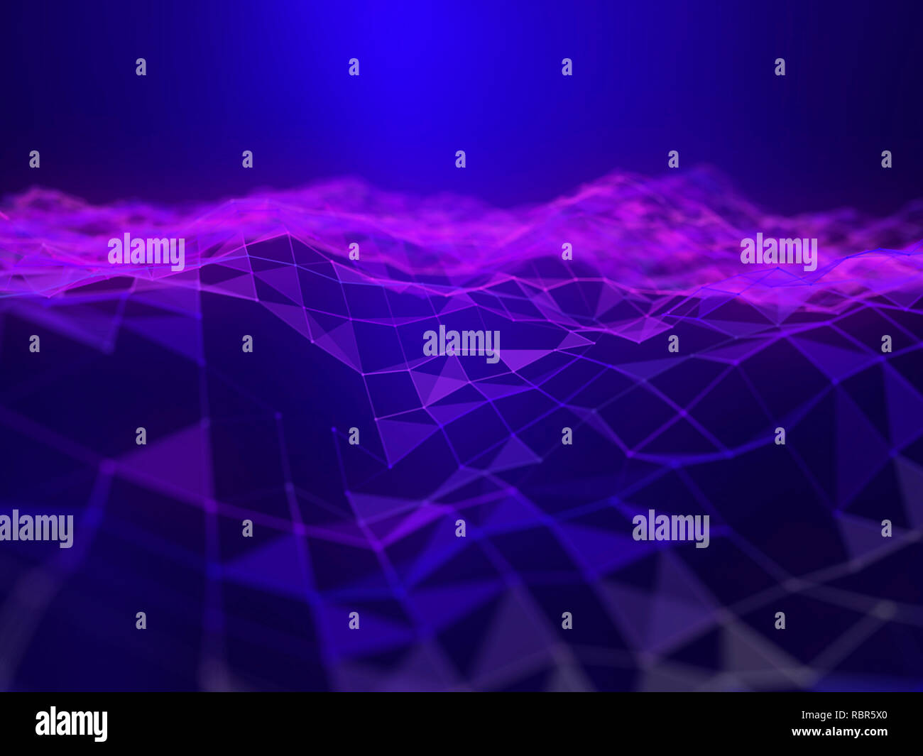 Illustration d'un plexus avion. Banque D'Images