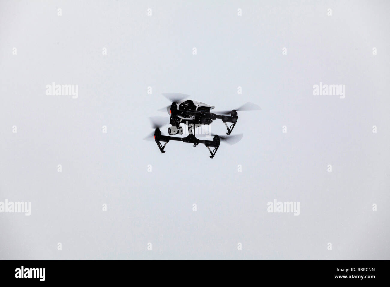 Drone sur neige Banque D'Images