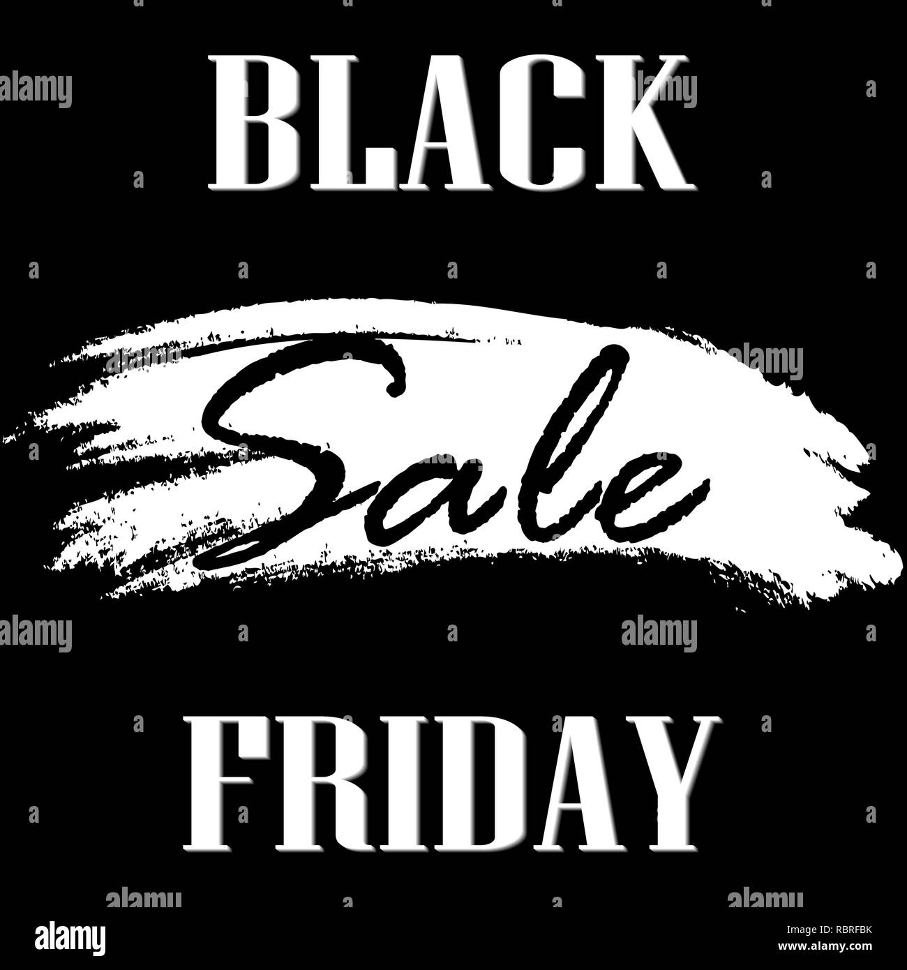 Le vendredi noir modèle. Vente bannière carré. Vector illustration. Illustration de Vecteur