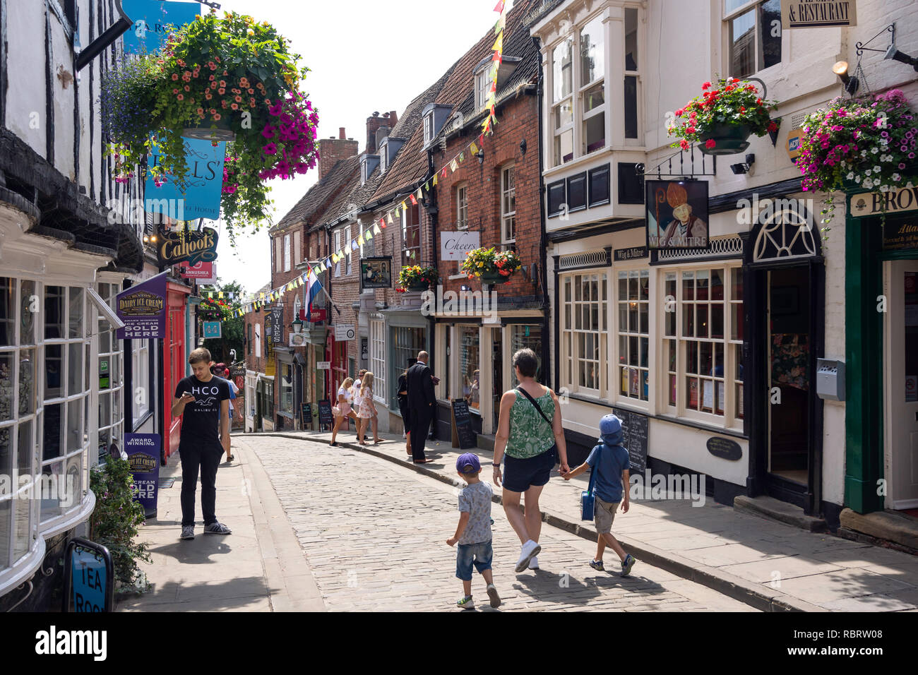 Abrupte, Lincoln, Lincolnshire, Angleterre, Royaume-Uni Banque D'Images